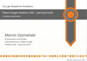 Pakiet Google Analytics 360 – pierwsze kroki